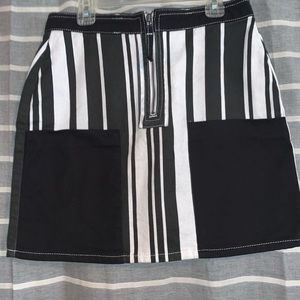 Urban outfitters cute striped denim skirt